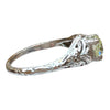 Vintage 18K White Gold Diamond Solitaire Ring