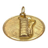 Vintage 14K Golf Bag & Clubs Charm Pendant