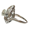 Vintage 14K White Gold Diamond Ring