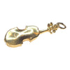 Vintage 14K Yellow Gold Violin Charm