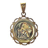 14K Yellow Gold Guardian Angel Pendant