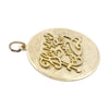 Vintage 14K Gold Happy Anniversary Charm Pendant