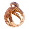 Vintage Boucheron Paris 18K Yellow Gold Sculptural Octopussy Ring