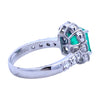 Platinum Certified Columbian Emerald & Diamond Ring