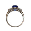 Platinum GIA Certified Sapphire & Diamond Ring