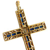 Antique 18K Diamond Cross Pendant