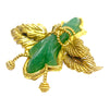 Vintage Tiffany & Co. 18K Aventurine Insect Brooch