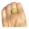 Vintage 14K Amulet Signet Ring