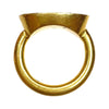 Vintage Solid 18K Gold Egyptian Signet Ring