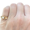 Vintage 14K Yellow Gold Diamond Solitaire Ring