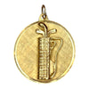 Vintage 14K Golf Bag & Clubs Charm Pendant