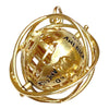 Vintage 14K Yellow Gold Globe Charm