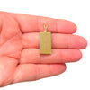 Vintage 18K Gold Bar Pendant