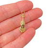 Vintage 14K Yellow Gold Violin Charm