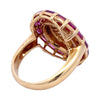 Vintage Le Vian 18K Ruby & Diamond Ring