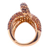 Vintage Boucheron Paris 18K Yellow Gold Sculptural Octopussy Ring