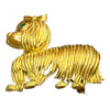 Vintage 18K Dog Brooch