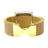 Vintage 18K Diamond Mesh Band Ring