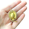 Antique 14K Gold Horseshoe Jockey Locket