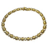 Vintage 14K Gold Diamond Bubbles Bracelet