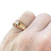 Vintage 14K Yellow Gold Diamond Solitaire Ring