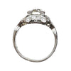 Art Deco Platinum Diamond Engagement Ring