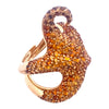 Vintage Boucheron Paris 18K Yellow Gold Sculptural Octopussy Ring