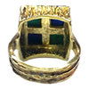 Vintage F&F Felger 14K Lapis Lazuli & Turquoise Ring