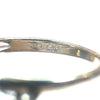 Vintage 14K White Gold Diamond Ballerina Ring