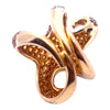 Vintage Boucheron Paris 18K Yellow Gold Sculptural Octopussy Ring