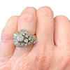 Vintage 14K White Gold Diamond Ballerina Ring