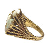 Vintage 14K Gold Opal Cluster Ring