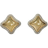 Vintage Esther Gallant 14K Diamond Earrings