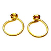 Vintage Angela Cummings 1986 18K Gold Stacking Rings Set of 2