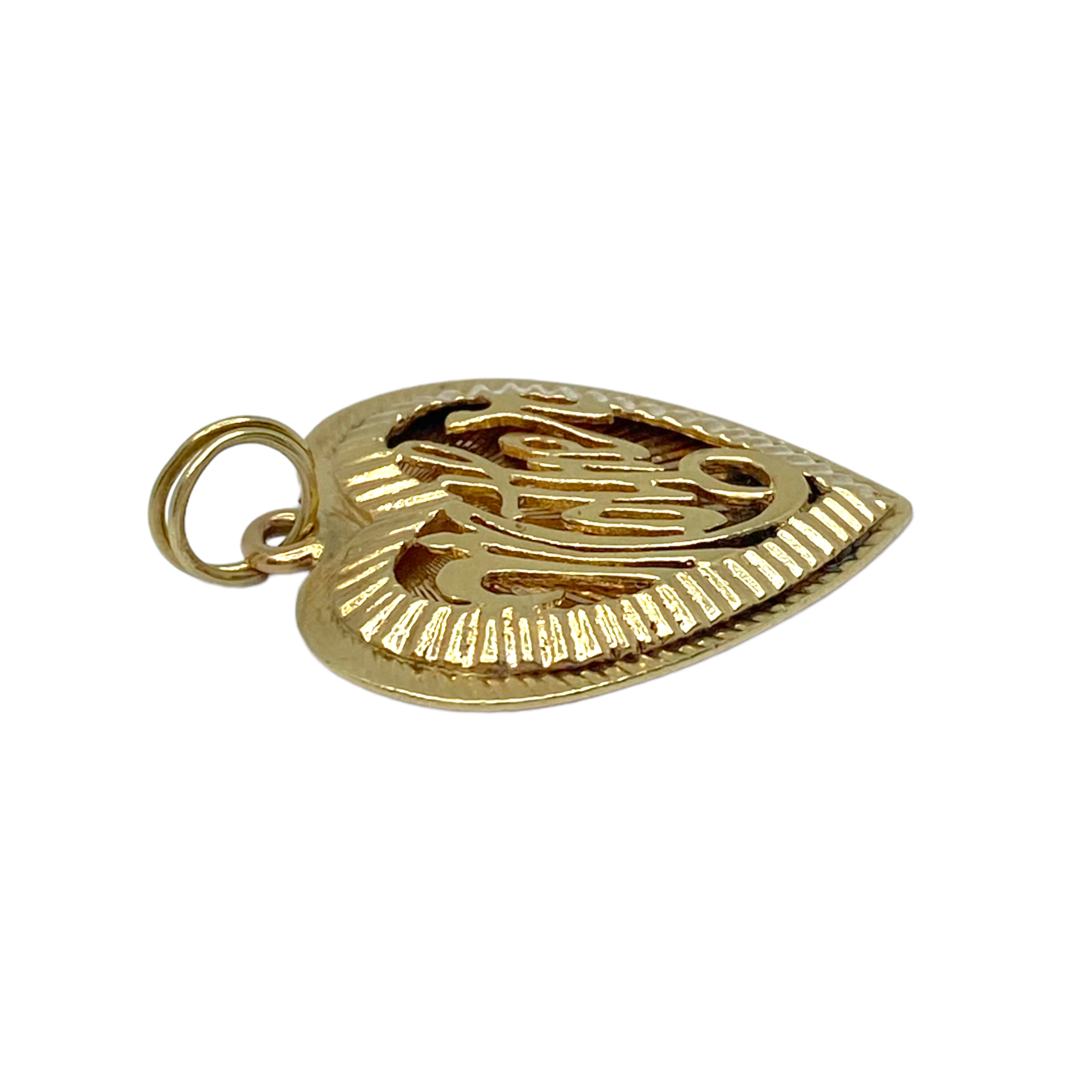 Outlet 14k Yellow Gold Vintage Mother Charm